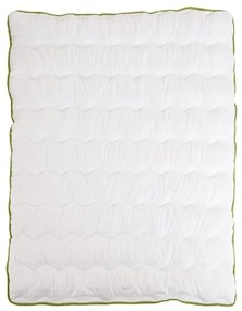 Celoročná prešívaná prikrývka BELLA ALOE VERA 140x200 cm, biela