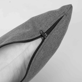 SOFOTEL Kreslo s opierkou na ruky a podnožkou Norse 2044 - tmavosivé