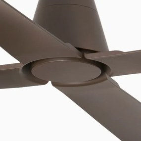 FARO 33490 - Stropný ventilátor TYPHOON IP44 hnedá + diaľkové ovládanie