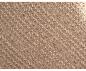 Hnedý bavlnený pléd na dvojlôžko 220x240 cm Lotus – Mijolnir
