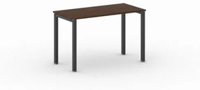 Stôl Square s čiernou podnožou 1200 x 600 x 750 mm, orech