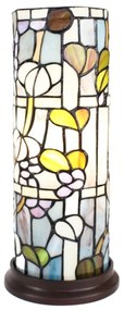 Nočné svietidlo Tiffany CYLINDER BLUE