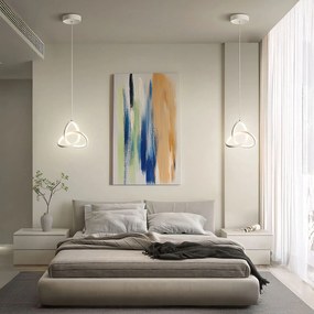 Toolight Toolight, LED závesné osvetlenie 13W, 500lm, 4000K, APP1783-CP, biela, OSW-08969