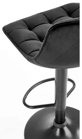 Barová stolička 106x43 cm čierna