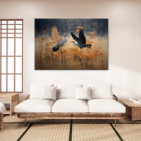 Gario Obraz na plátne Tŕstie a žeriavy Rozmery: 100 x 70 cm