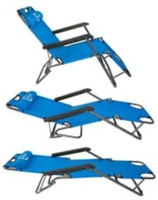 Bestent Polohovateľné záhradné kreslo BLUE BASIC