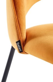 Set 2 ks jedálenských stoličiek Clarissa (oranžová). Vlastná spoľahlivá doprava až k Vám domov. 1078499
