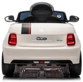 Elektrické autíčko Fiat 500e biele