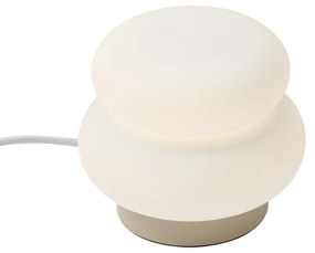 Japandi stolná lampa béžová s opálovým sklom 15cm - Kumo