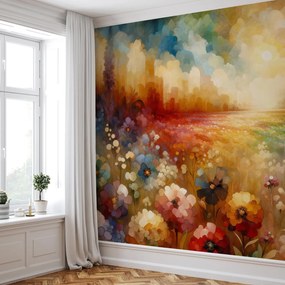 Fototapeta - Pestrofarebná lúka (147x102 cm)