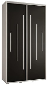 Skriňa 45 Canaris 12 130 biela/čierna/silver