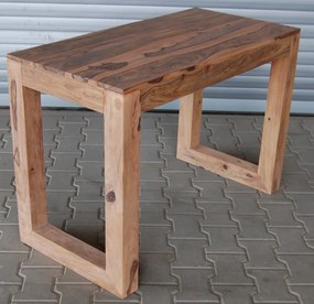 furniture-nabytek.cz - Drevený písací stôl z masívu palisander 110x55x76