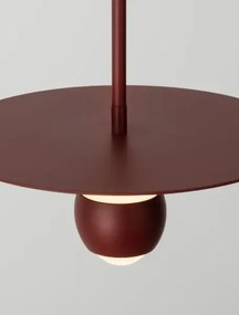 LED červený moderný luster Edem