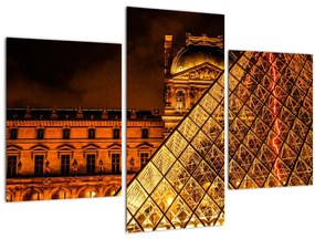 Obraz Louvre v Paríži (90x60 cm)