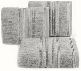 BAVLNENÝ UTERÁK ROMEO 50X90 CM SIVÁ