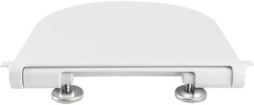 GSI GSI, NORM/PURA WC sedátko, SLIM, Soft Close, biela/chrom, MS86CSN11