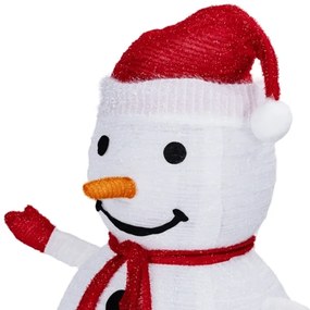 Aigostar - LED Vianočná vonkajšia dekorácia 50xLED/3xAA 0,7m IP44 snehuliak