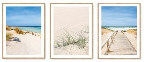 Obrazy v súprave 3 ks 30x40 cm To the Beach – knor