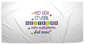 Sablio Uterák Keď Boh stvoril učiteľov - 70x140 cm