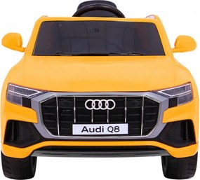 Ramiz Elektrické autíčko Audi Q8 Lift detské SUV žlté + diaľkové ovládanie