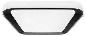 Stropné LED svietidlo Quadro, 1x LED 38w, 3000-6000k, b, s ovládačom