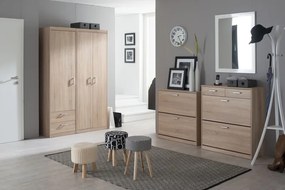Šatníková skriňa Mega 79, dub sonoma