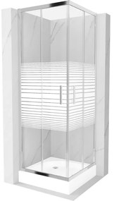 copy of Mexen Rio kabina prysznicowa kwadratowa 70 x 70 cm, transparent, chrom -  860-070-070-01-00