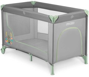 Ricokids Cestovná postieľka 125 x 65 x 78 cm RK-240 mint grey