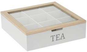 EH Box na čajové vrecúška 24 x 24 x 7 cm, biela