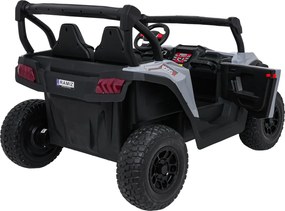 Ramiz Elektrická bugina Gravity pre deti šedá + pohon 4x4 + diaľkové ovládanie