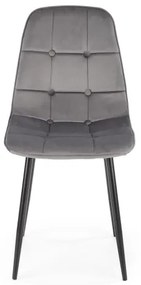 Jedálna stolička KINDREL, 1 ks, sivá