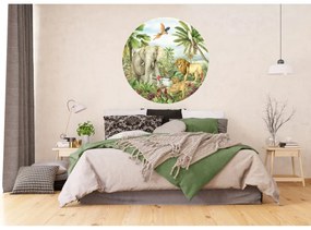 Kruhová fototapeta Jungle 125 x 125 cm, 2 diely
