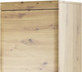 Vysoká vitrína Nordi, dub artisan