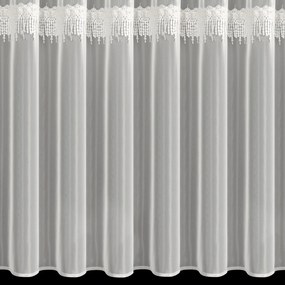 KRÁTKA ZÁCLONA NA PÁSKE FELICIANA 150X40 CM KRÉMOVÁ