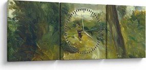 Obraz - Auguste Renoir, Landscape between Storms, reprodukcia (s hodinami) (90x30 cm)