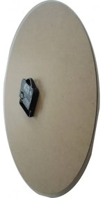 Stylesa - Vintage drevené nástenné hodiny kruh: Fi: 30 cm  HDFK002