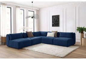 Tmavomodrá rohová pohovka (variabilná) Jeanne – Bobochic Paris