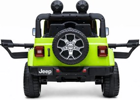 LEAN CARS Jeep Rubicon 4x4 batéria auto zelená