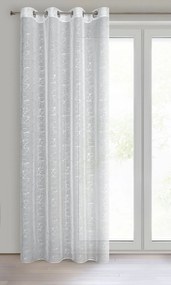 ZÁCLONA NA KRÚŽKOCH REVA 140X250 CM VZOROVANÁ