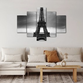 Obraz - Ružové auto v Paríži (150x105 cm)