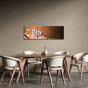 Obraz - Relax a Spa (s hodinami) (90x30 cm)