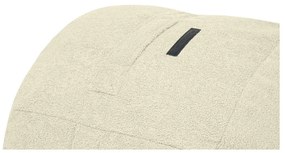 Krémový detský sedací vak z textílie buklé Roll 80 – SLOWDOWN