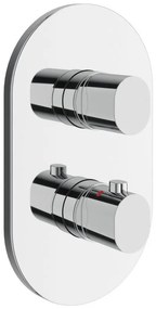 Ravak X070455 - Termostatická sprchová batéria pre podomietkovú inštaláciu CHROME lesklý chróm
