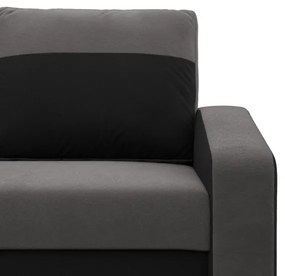 Pohovka ORION sivá / čierna