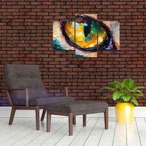 Obraz - Maľba mačacieho oka (90x60 cm)