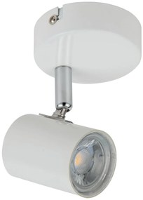 CLX Nástenné LED moderné bodové svietidlo GUIDO, biele