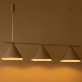 Závesné svietidlo s lankom CAPITAL 3xGX53/15W/230V taupe
