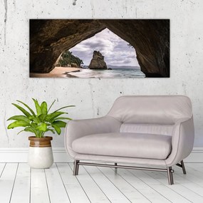 Obraz z jaskyne, Nový Zéland (120x50 cm)
