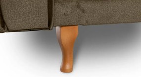 Pohovka Panama 3, hnedá (Monolith 09)