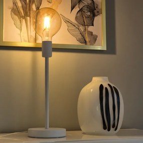 Stolná lampa ASTRID 1xE27/60W/230V biela